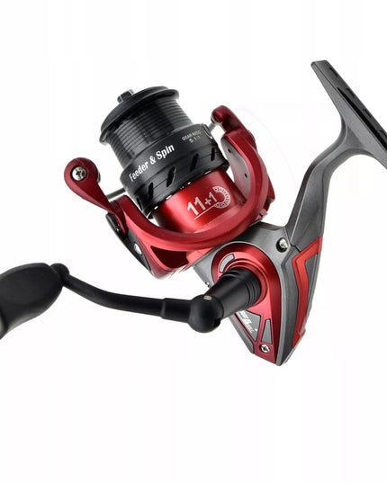 Ritės FL-CT-30F Feeder & Spin 11BB+1|5.1:1| 2 x aliumininės špūlės, L/P rankenėlė