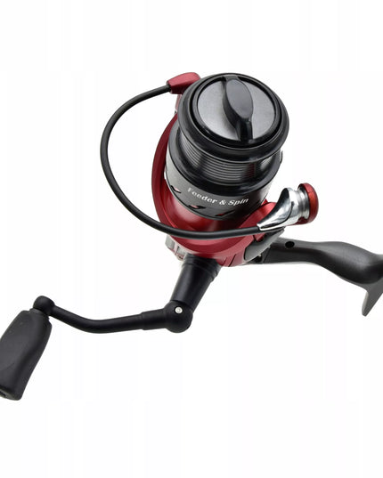 Ritės FL-CT-30F Feeder & Spin 11BB+1|5.1:1| 2 x aliumininės špūlės, L/P rankenėlė