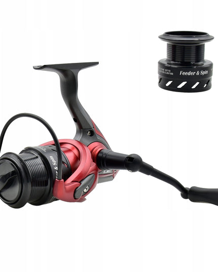 Ritės FL-CT-30F Feeder & Spin 11BB+1|5.1:1| 2 x aliumininės špūlės, L/P rankenėlė