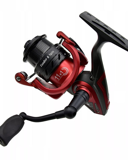 Ritės FL-CT-30F Feeder & Spin 11BB+1|5.1:1| 2 x aliumininės špūlės, L/P rankenėlė