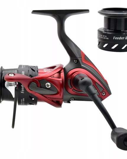 Ritės FL-CT-30F Feeder & Spin 11BB+1|5.1:1| 2 x aliumininės špūlės, L/P rankenėlė