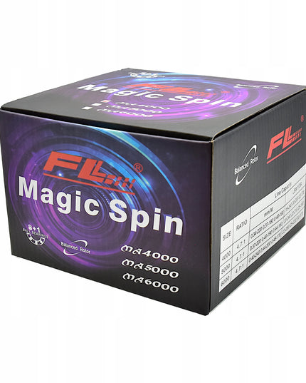 Ritės FL Magic Spin MA4000 8BB+1 Priekinis stabdys 4.7:1 + papildoma špulė