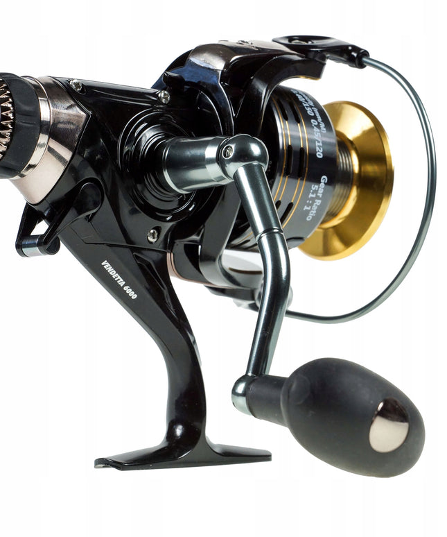 Ritė Hokkaido Vendetta 6000 WBL 9+1 su titano rankenėle ir laisvos eigos mechanizmu