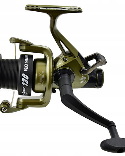 Ritė KONGER Carbomaxx Carp & Feeder Long Coast 130 FD/FSS laisvos eigos