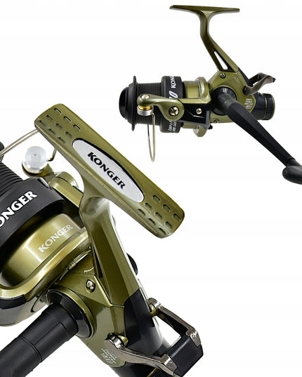 Ritė KONGER Carbomaxx Carp & Feeder Long Coast 130 FD/FSS laisvos eigos