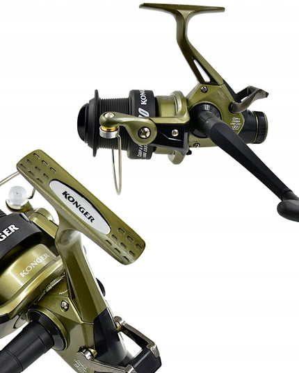 Ritė KONGER Carbomaxx Carp & Feeder Long Coast 130 FD/FSS laisvos eigos