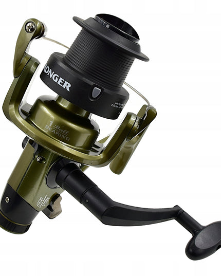 Ritė KONGER Carbomaxx Carp & Feeder Long Coast 160 FD/FSS su laisva eiga