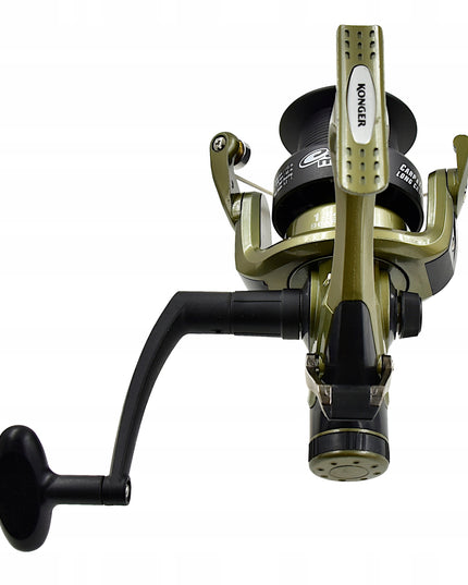 Ritė KONGER Carbomaxx Carp & Feeder Long Coast 160 FD/FSS su laisva eiga