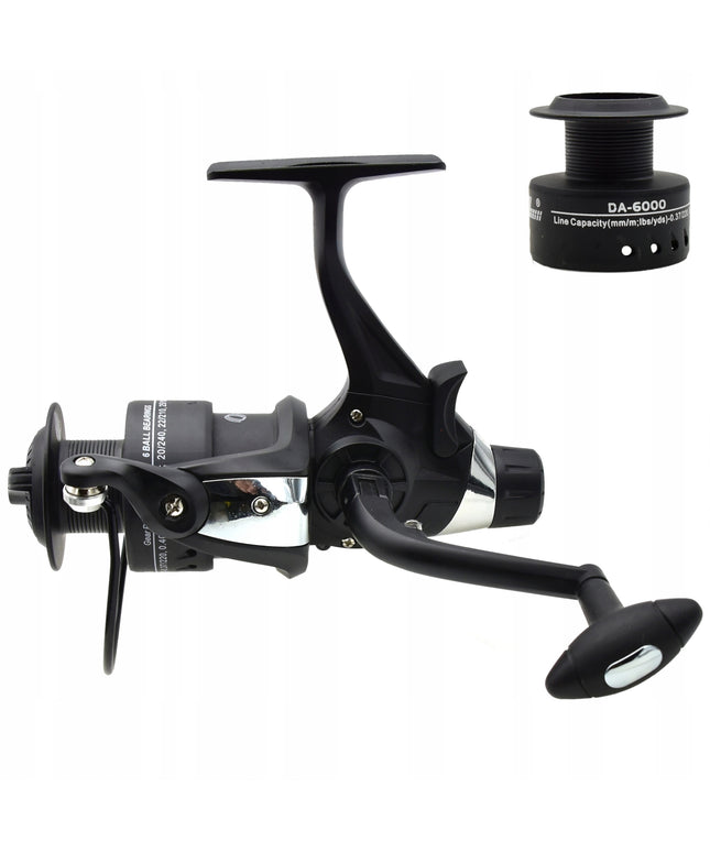 Karpinis dugninis ritinėlis DA-6000 laisvąja eiga feeder 6+1BB + atsarginis būgnelis