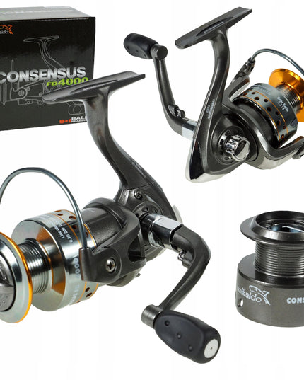 Žvejybinis ritės Hokkaido Consensus FD2000 9+1 ALU ritė PLIUS PAPILDOMA