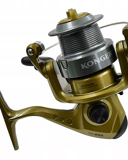 Žvejojimo ritė KONGER Carbomaxx Method Feeder Long Cast 140 FD 5.2:1