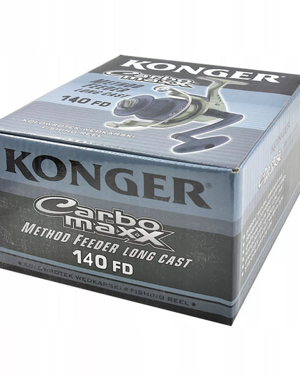 Žvejojimo ritė KONGER Carbomaxx Method Feeder Long Cast 140 FD 5.2:1