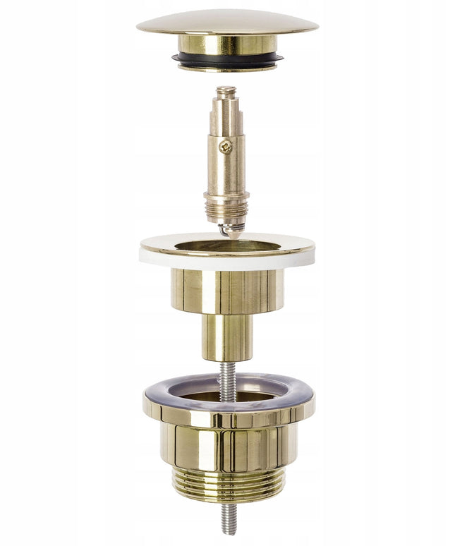 Kriauklės kamštis KLIK-KLAK Auksinis Universalus Automatinis REA