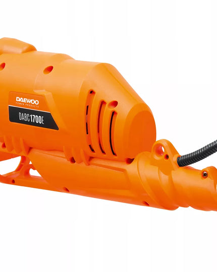 Elektrinė žoliapjovė DAEWOO DABC 1750E su galvute, trišakiais ašmenimis ir disku