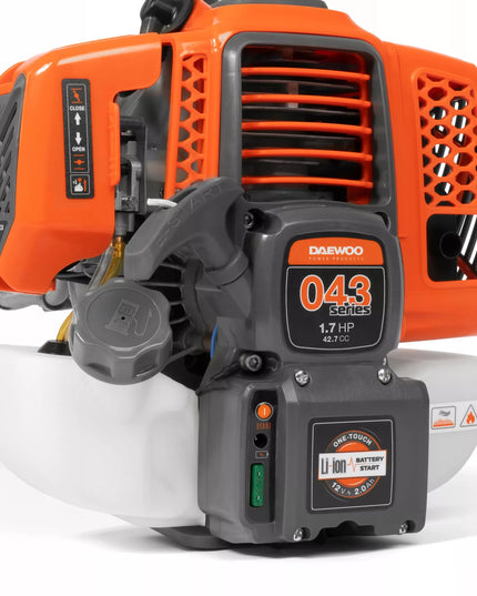 Benzininė žoliapjovė DAEWOO DABC 420E su AKUMULIATORIUMI ir ELEKTRINIU starteriu