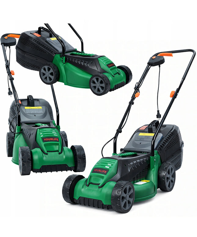 Elektrinė vejapjovė Real Garden 1600W, 32 cm, 30L krepšys