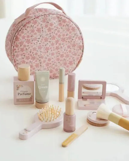 „Little Dutch“ medinė kosmetinė su aksesuarais „Beauty Case FSC“