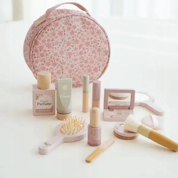 „Little Dutch“ medinė kosmetinė su aksesuarais „Beauty Case FSC“