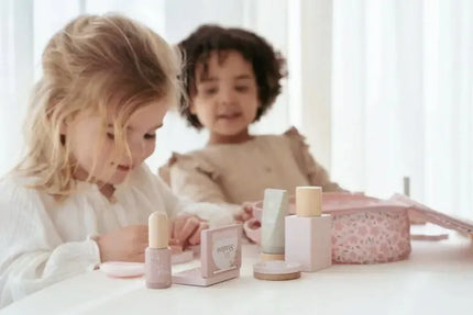 „Little Dutch“ medinė kosmetinė su aksesuarais „Beauty Case FSC“