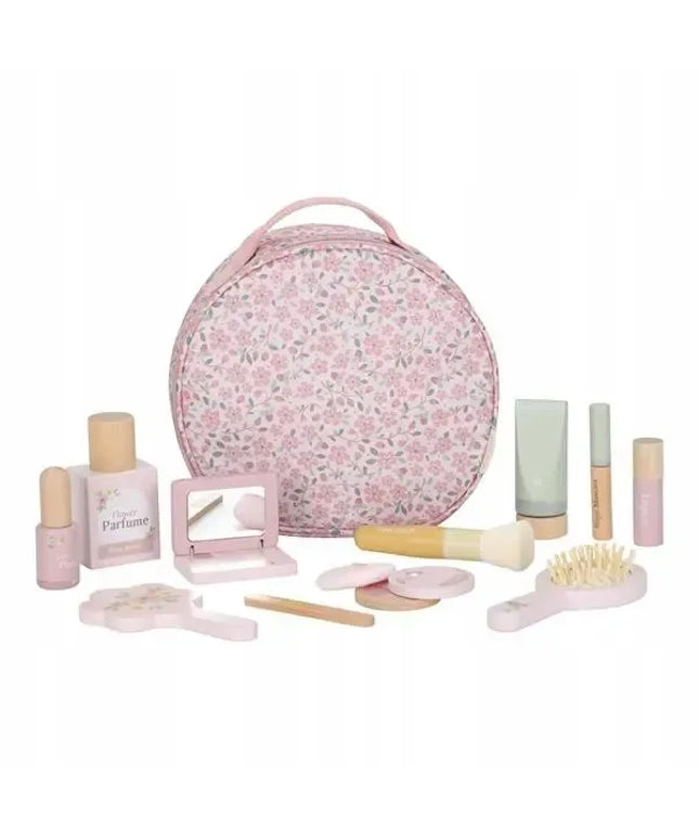 „Little Dutch“ medinė kosmetinė su aksesuarais „Beauty Case FSC“