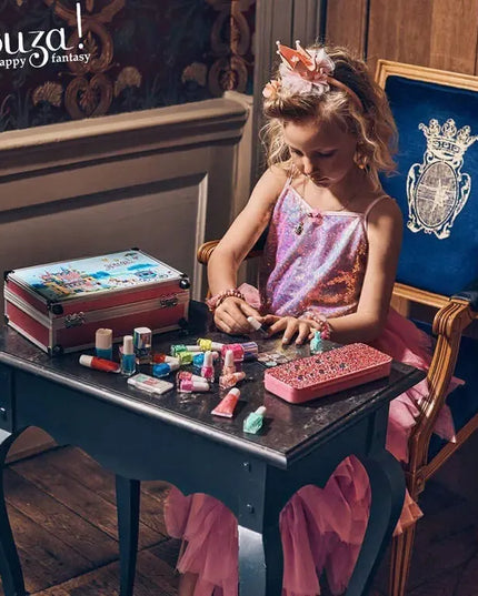 „Souza! Luxe“ didelis 21 dalių vaikiškos makiažo kosmetikos rinkinys