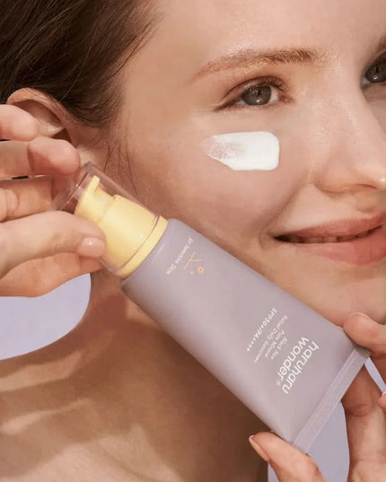 Haruharu Wonder veganiškas mineralinis veido kremas su SPF50+ UVA/UVB filtru, 50 ml