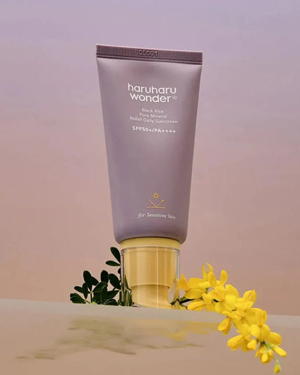 Haruharu Wonder veganiškas mineralinis veido kremas su SPF50+ UVA/UVB filtru, 50 ml