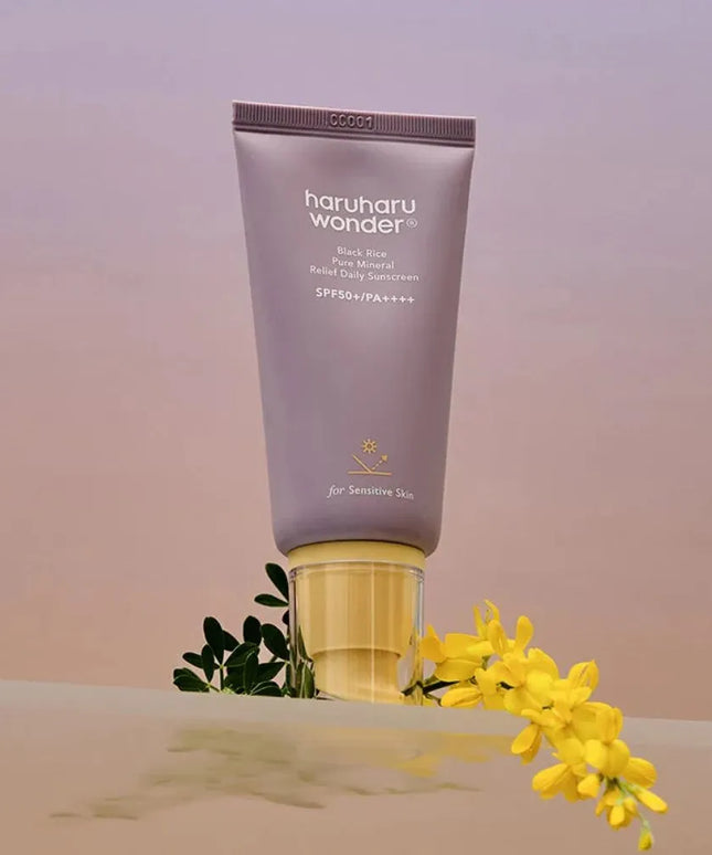 Haruharu Wonder veganiškas mineralinis veido kremas su SPF50+ UVA/UVB filtru, 50 ml