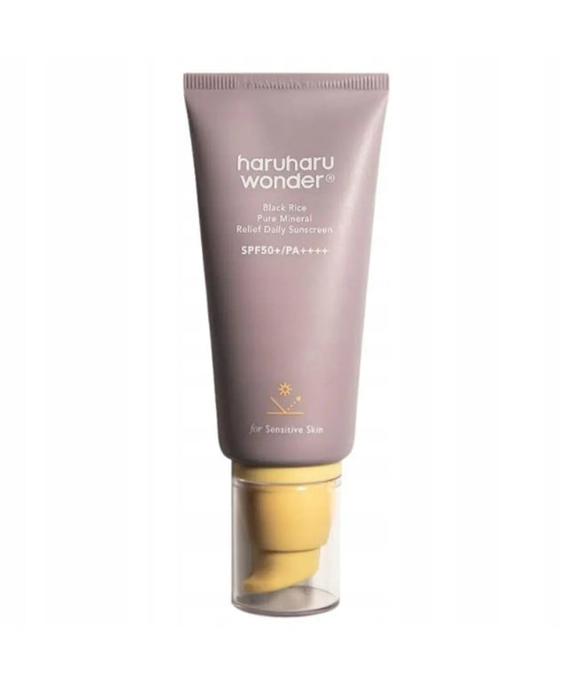 Haruharu Wonder veganiškas mineralinis veido kremas su SPF50+ UVA/UVB filtru, 50 ml