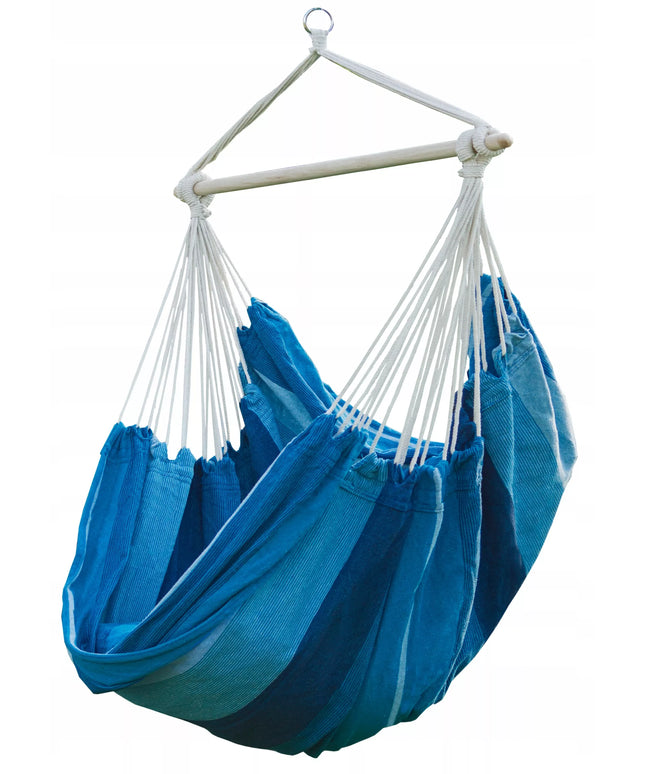 Braziliško stiliaus kėdė-sūpynės, hamakas 130x160 cm, 2 vietų POTENZA