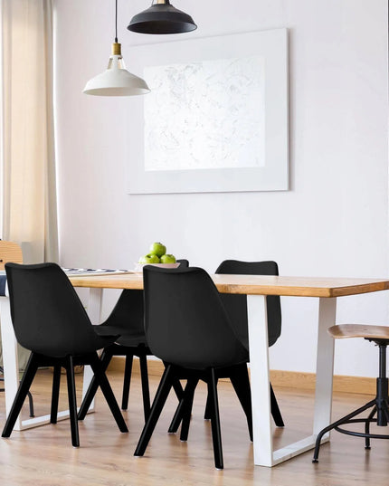 Moderni kėdė Nantes Black Dsw juoda