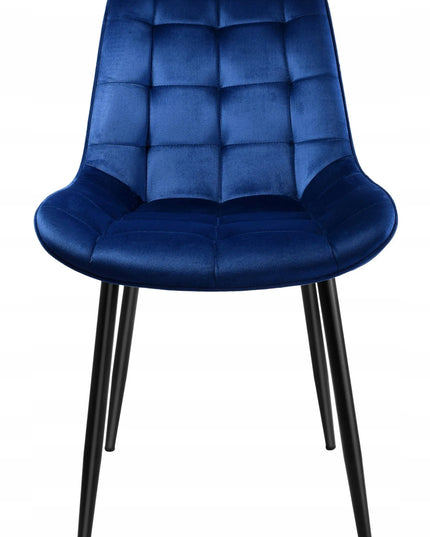 Velvet kėdė Norman Velvet tamsiai mėlyna