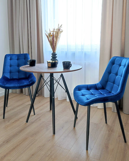 Velvet kėdė Norman Velvet tamsiai mėlyna