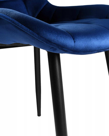 Velvet kėdė Norman Velvet tamsiai mėlyna