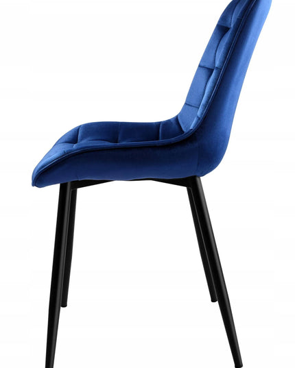 Velvet kėdė Norman Velvet tamsiai mėlyna