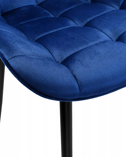 Velvet kėdė Norman Velvet tamsiai mėlyna