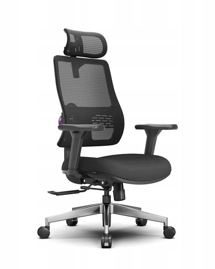 Ergonominė biuro kėdė Spacetronik Lumbo, reguliuojama, 136 kg, sukamoji