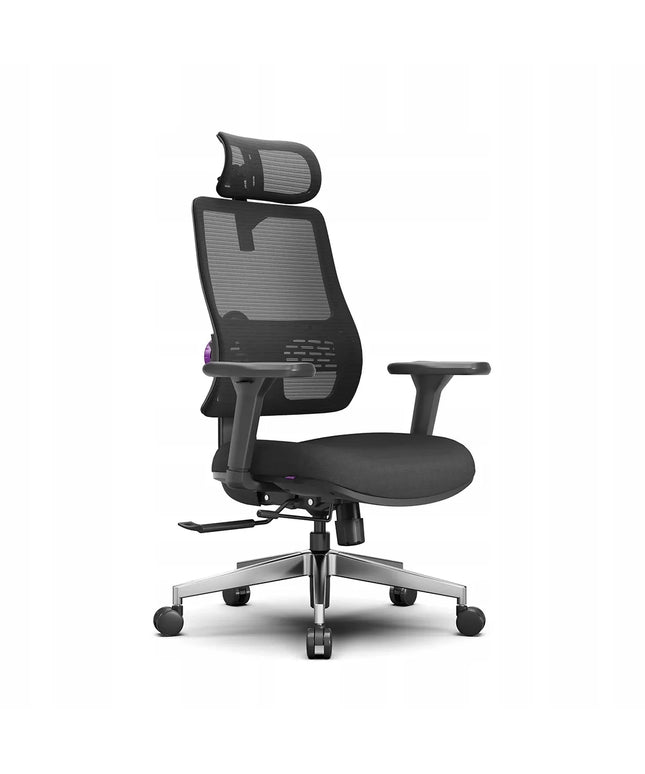 Ergonominė biuro kėdė Spacetronik Lumbo, reguliuojama, 136 kg, sukamoji