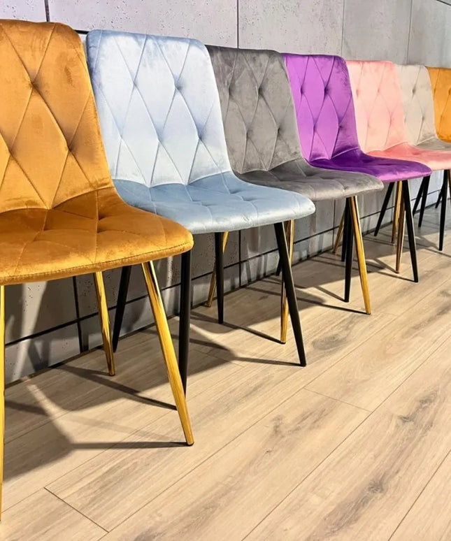 BORGO VELVET TRUFLE apmuštos kėdės
