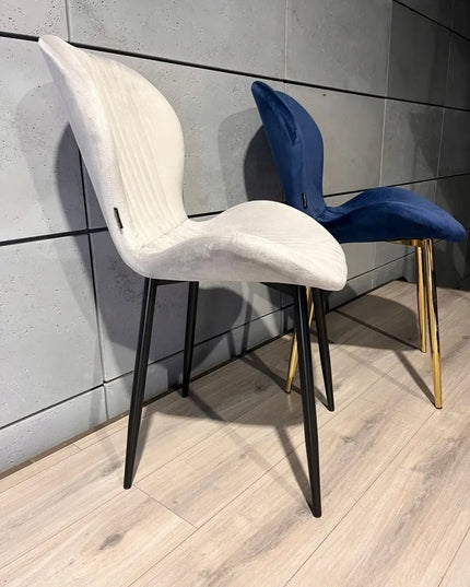 Apmuštas kėdė MONTI VELVET GREY