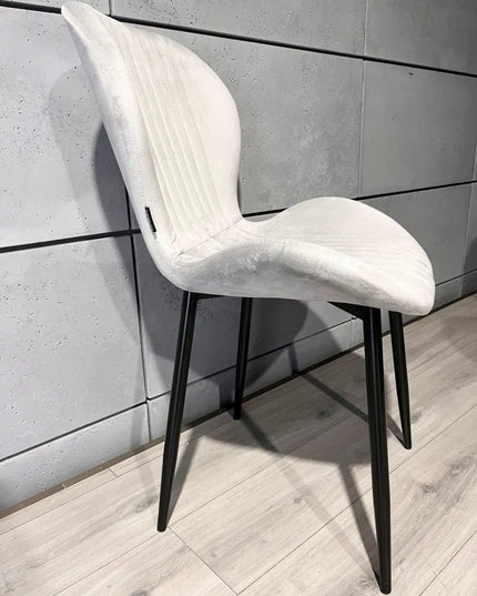 Apmuštas kėdė MONTI VELVET GREY