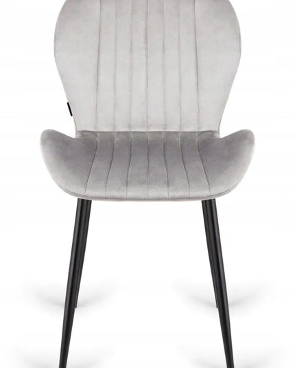 Apmuštas kėdė MONTI VELVET GREY