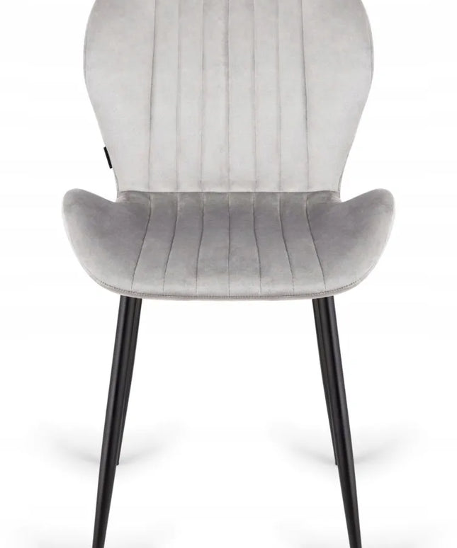 Apmuštas kėdė MONTI VELVET GREY