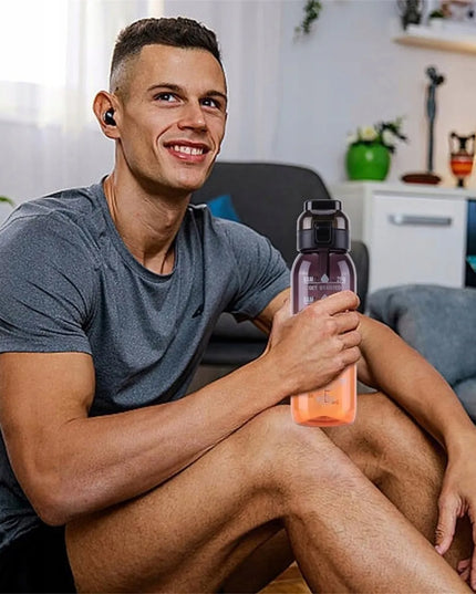 Kvapų buteliukas vandeniui, 1000 ml, su 7 aromato žiedais, įvairūs kvapai
