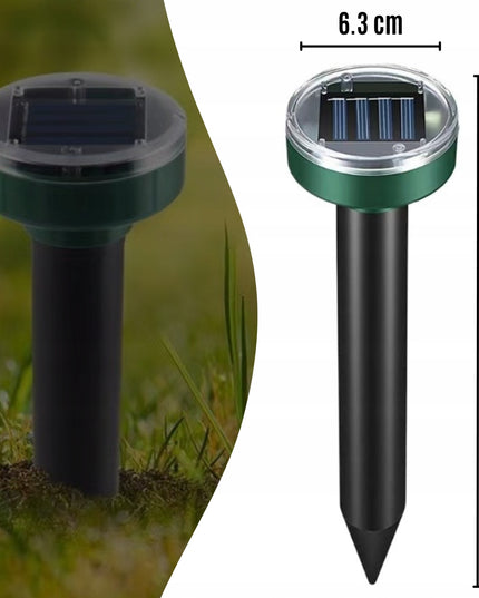 Kurmių ir graužikų baidyklė su saulės baterijomis 2 vnt.