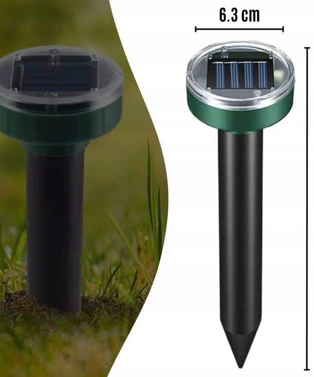 Kurmių ir graužikų baidyklė su saulės baterijomis 2 vnt.