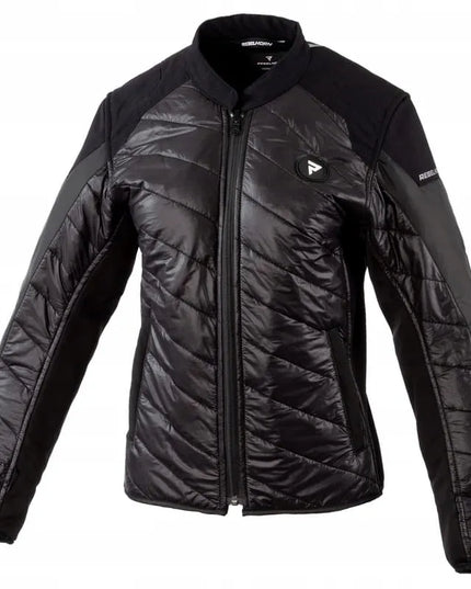 Motociklininkės striukė Rebelhorn Hardy II Lady Grey/Black/Fluo Yellow XS