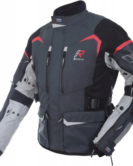 Tekstilinė striukė Rukka Rimo-R GTX GREY/RED 58