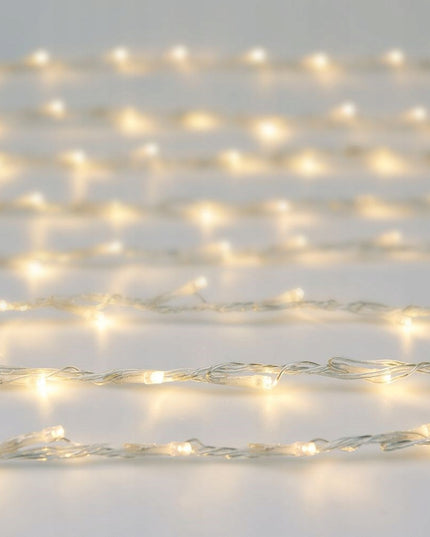 Užuolaida ŠVIEČIANTI Kalėdinė girlianda lauko sodo lemputės 100x200 cm