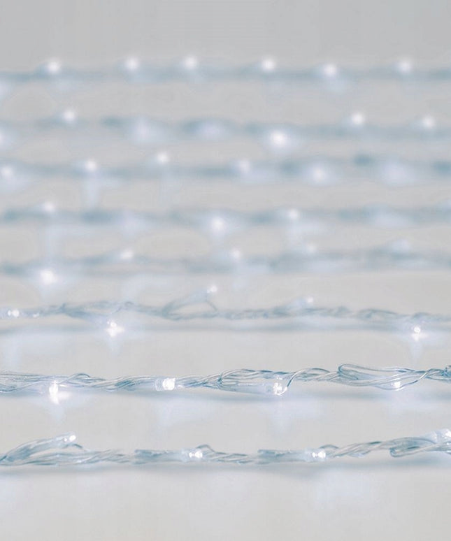 Šviečianti užuolaida girlianda Kalėdinė lauko sodo lemputės 200x100 cm